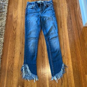 Fringed Hidden Jeans!!